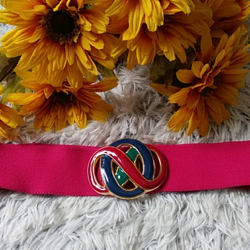 Vintage belt pink